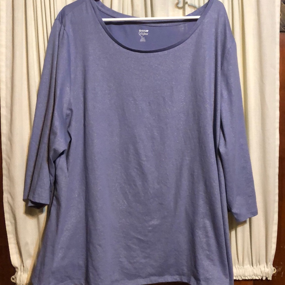 Avenue purple sparkly tunic